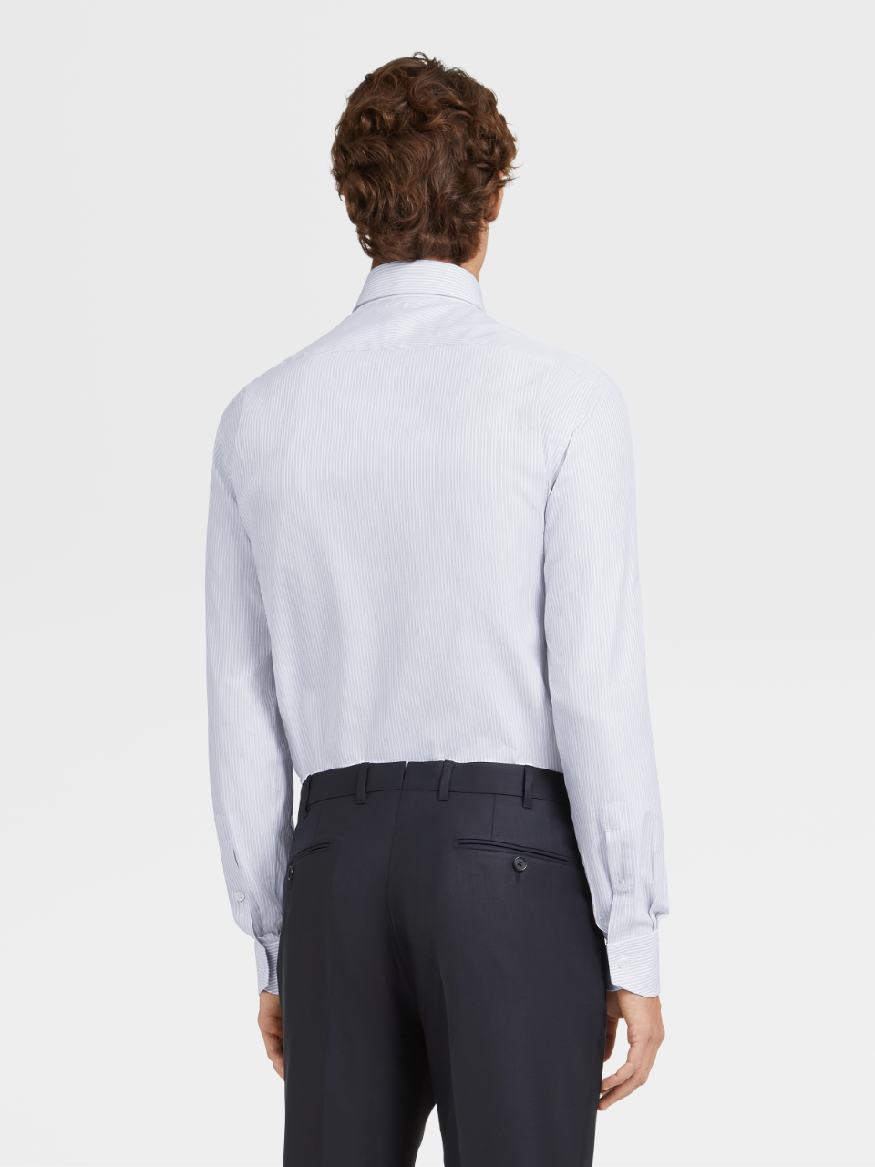 White Cotton Dress Shirt
