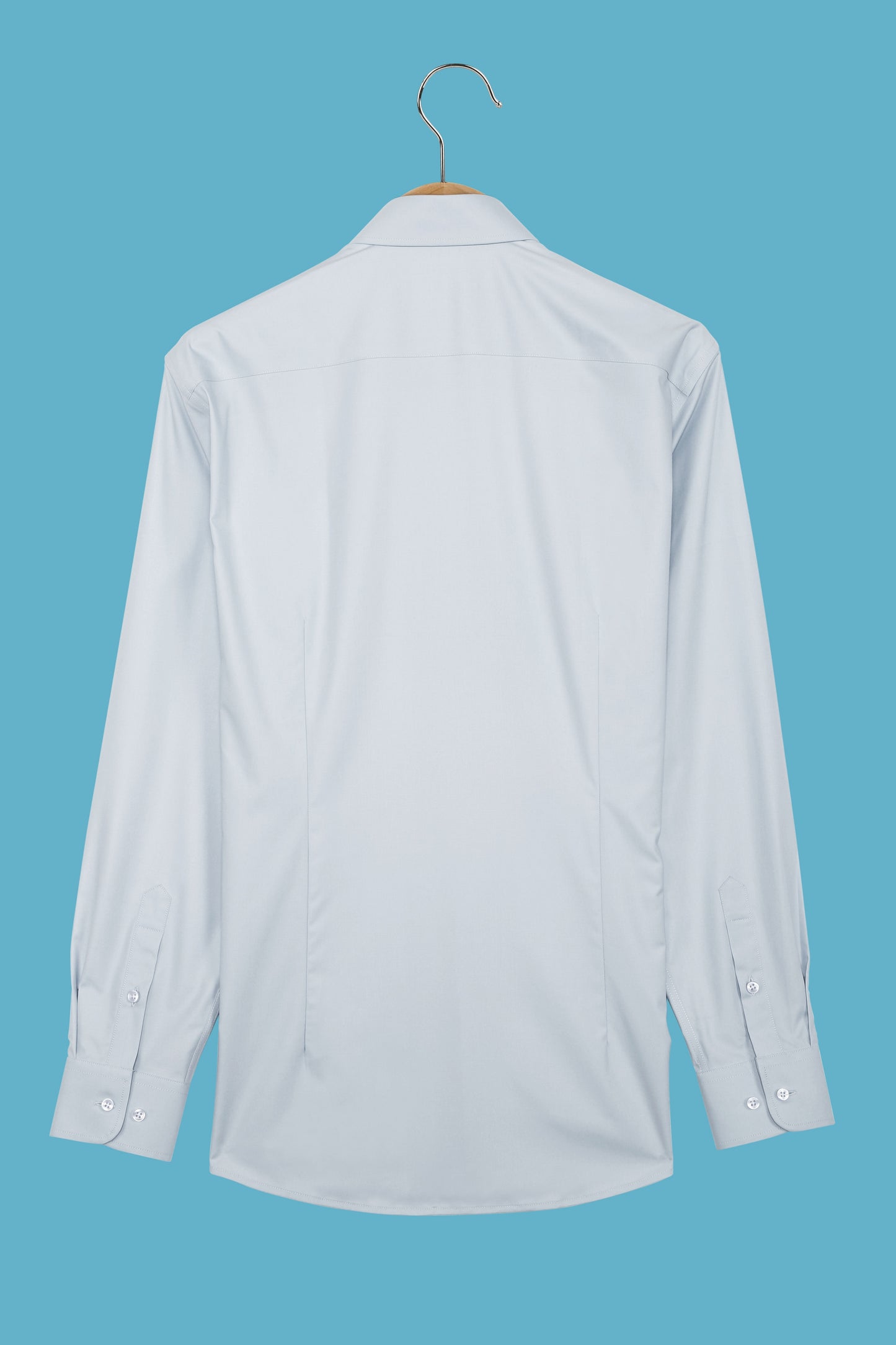 Light Grey Stain Repellent Sustainable Solid Shirts