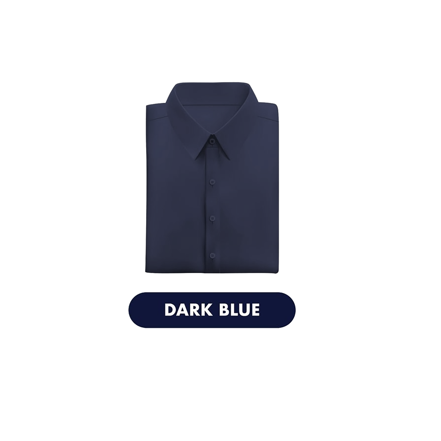 Dark Blue Stain Repellent Sustainable Solid Shirts